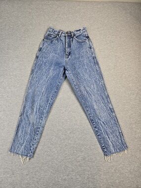 Vintage Stefano International Jeans Womens 4 Acid Wash High Rise Distressed 90s
